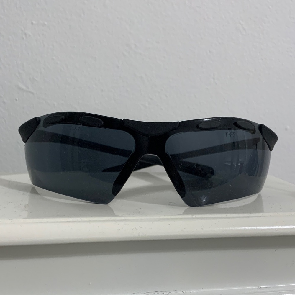 Black Wraparound Sunglasses